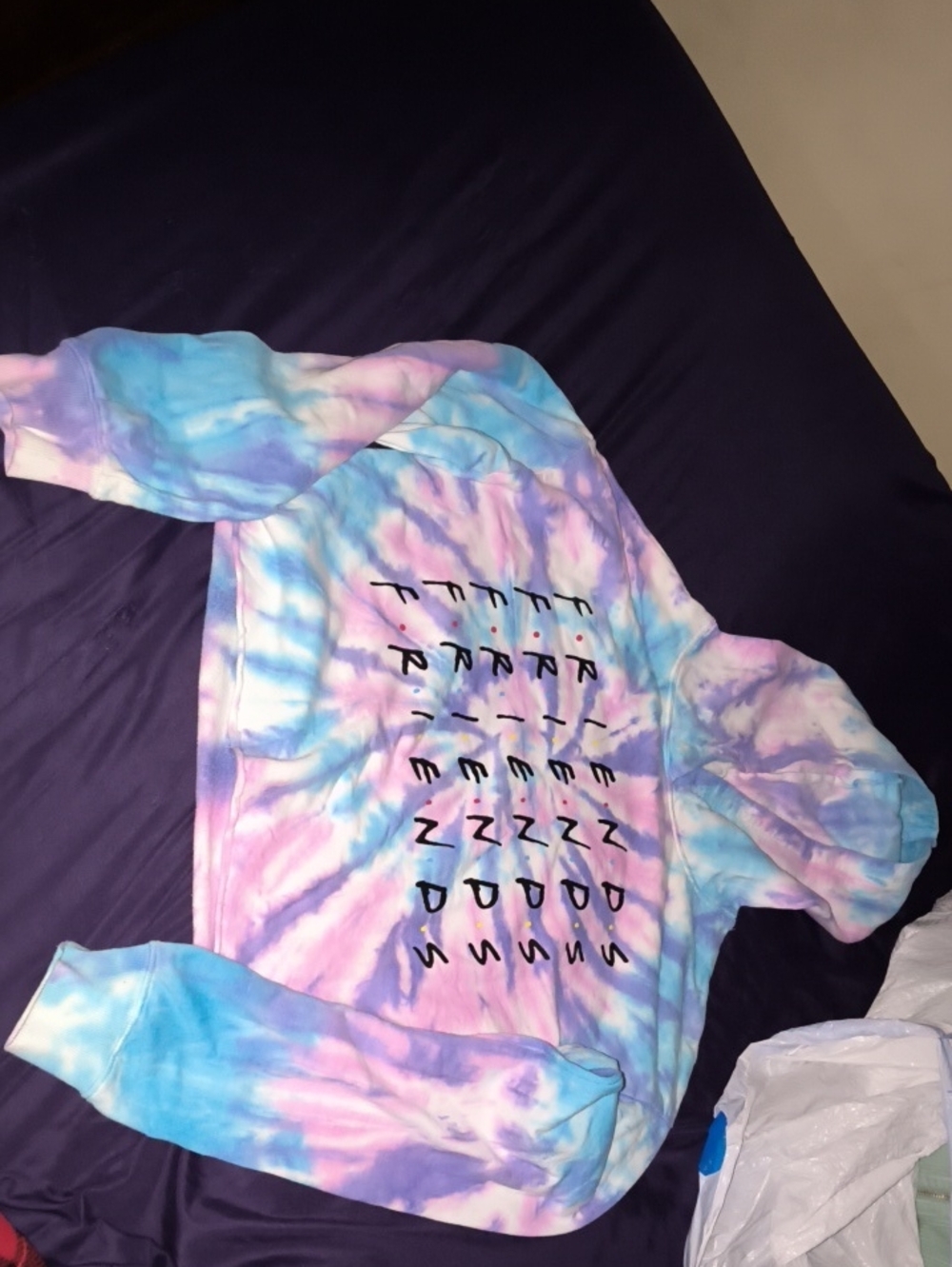 FRIENDS Tie-Dye Hoodie – Women’s Size Large